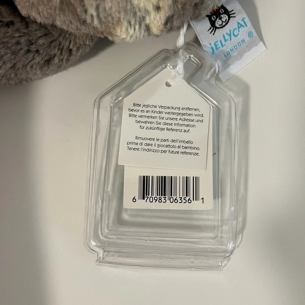 Jellycat tag Protector 10 pcs